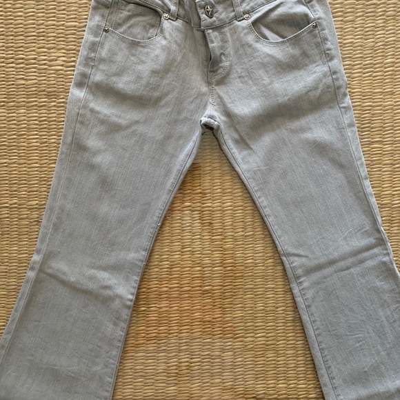 Grey stretch flare jeans(juniors 11) - Picture 3 of 8